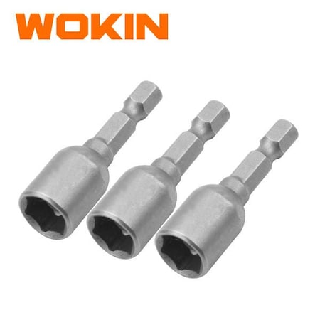 Wokin 3 Piece Magnetic Nut Driver Set - 10Mm 222210